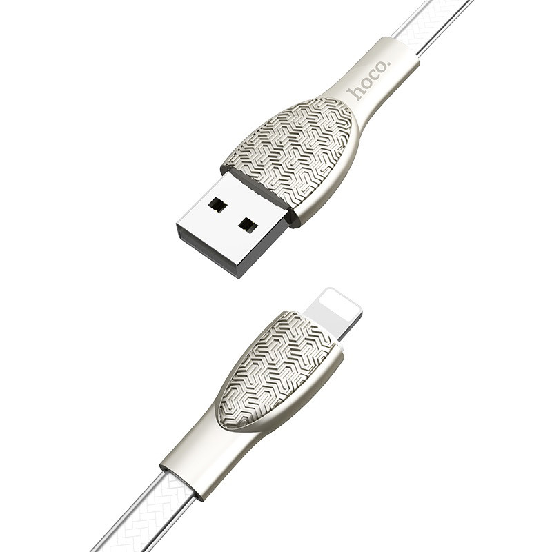 کابل آیفونی Hoco U52 Bright 2.4A 1.2m (گارانتی 12 ماهه)