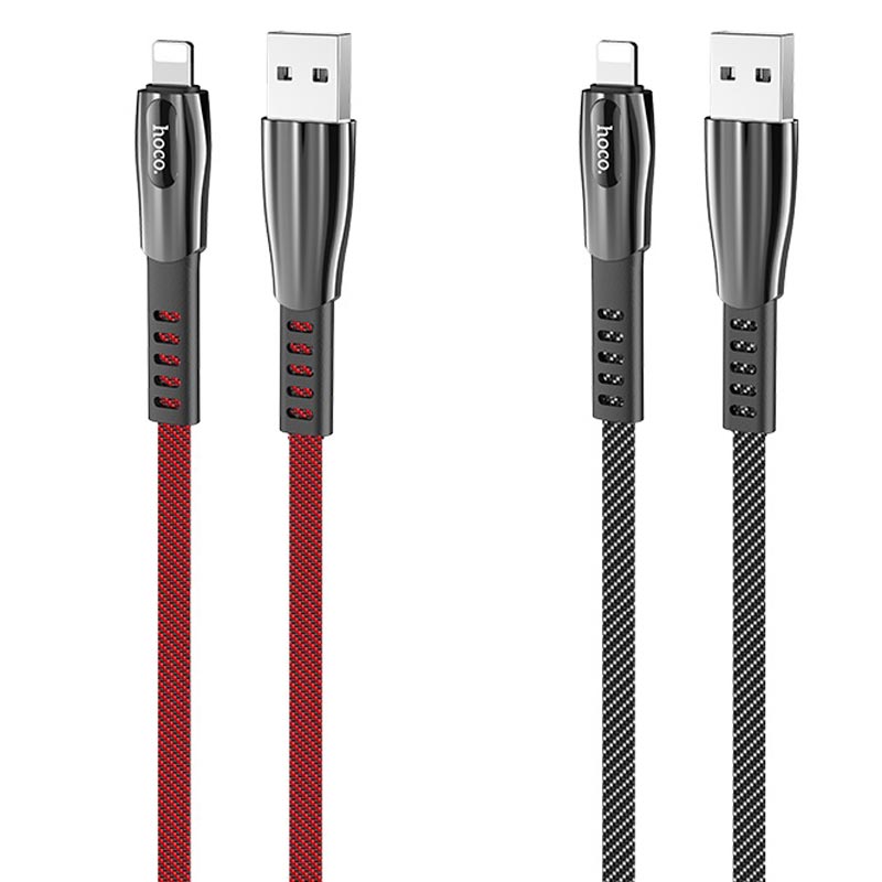 کابل آیفونی Hoco U70 Splendor 2.4A 1.2m (گارانتی 12 ماهه)