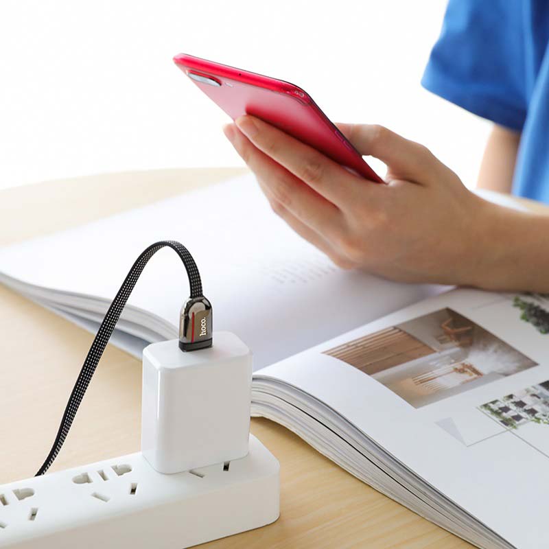 کابل میکرو یو اس بی Hoco U74 Grand 1.2m (گارانتی 12 ماهه)