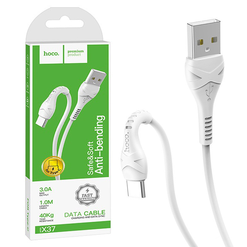 کابل Hoco X37 Cool power 1m Type-C (گارانتی 12 ماهه)