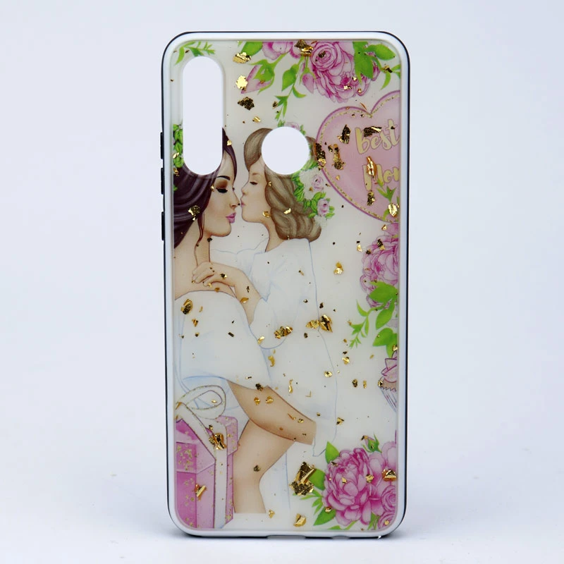 قاب ماربل فانتزی طلایی Huawei P30 Lite کد9