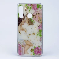 قاب ماربل فانتزی طلایی Huawei P30 Lite کد9