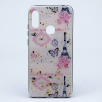 قاب ماربل فانتزی طلایی Huawei Y7 2019 کد4