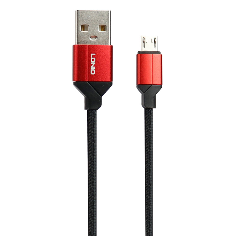 کابل کنفی میکرو یو اس بی فست شارژ LDNIO LS392 2.4A 2m