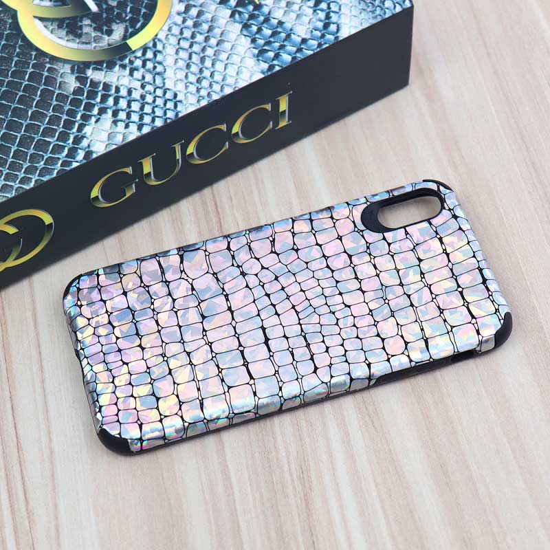 قاب چرمی پوست ماری هفت رنگ iPhone XS Max
