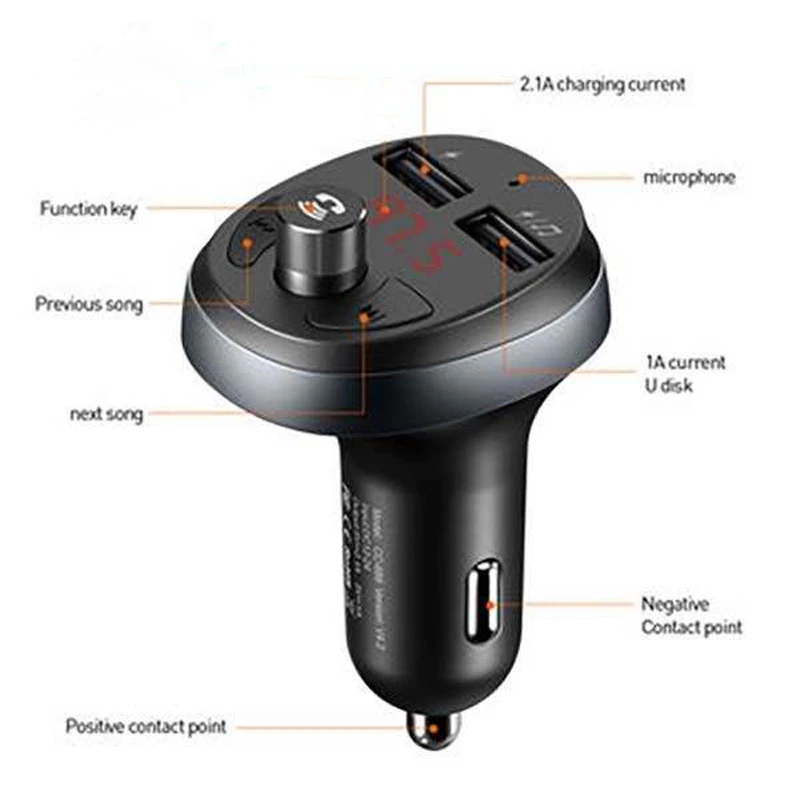 شارژر فندکی + FM Player بلوتوثی Mcdodo CC-6880