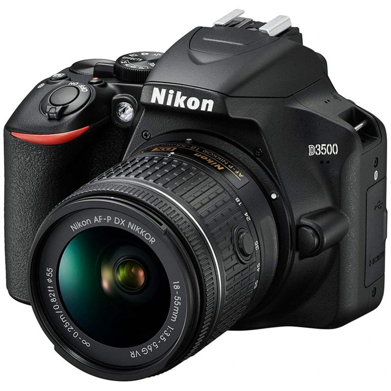 دوربین دیجیتال Nikon DSLR D3500 + لنز 18-55 میلی متر F/3.5 VR AF-P DX