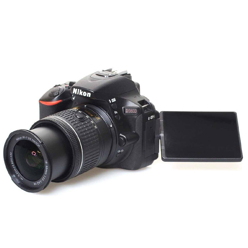 دوربین دیجیتال Nikon DSLR D5600 + لنز 18-55 میلی متر F/3.5 VR AF-P DX