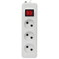 چند راهی 3 خانه بدون ارت کلیدار پارت الکتریک Shahab PE2024 با کابل 3 متری