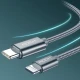 کابل کنفی Rock C6 Type-C to Lightning 1m
