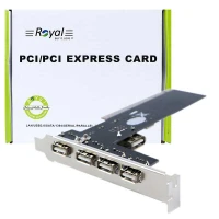 کارت اینترنال Royal RP-201 PCI USB2.0 4Port