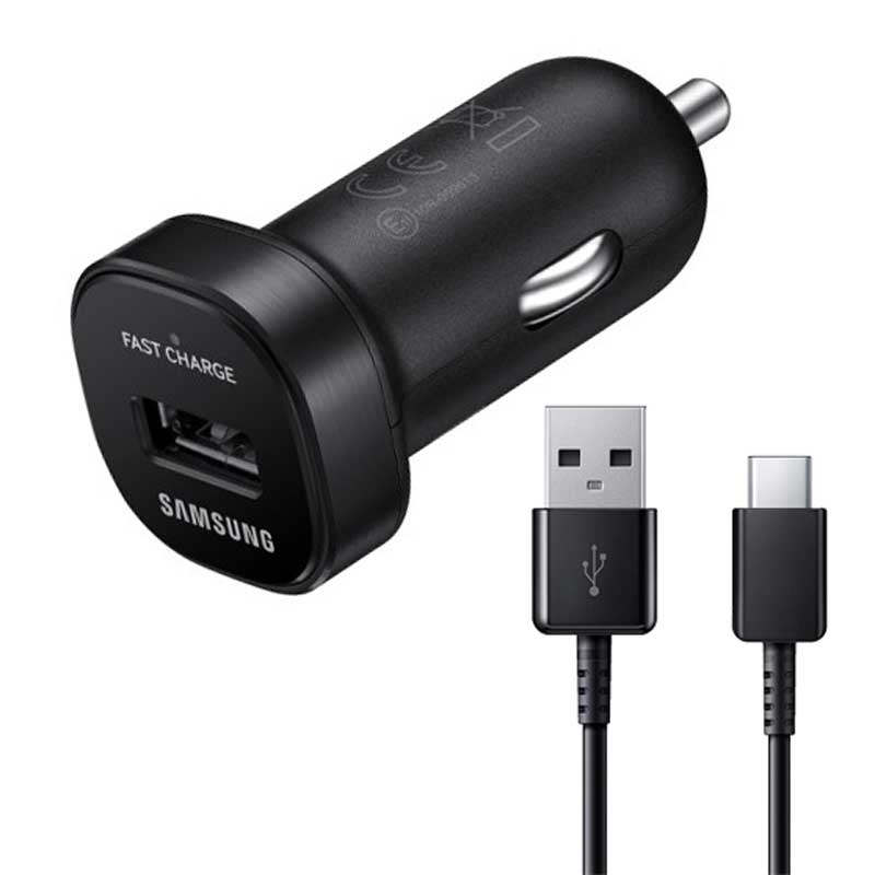 شارژر فندکی اصلی Samsung Fast 18W + کابل Type-C