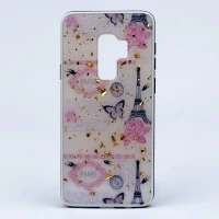 قاب ماربل فانتزی طلایی Samsung S9 Plus کد4
