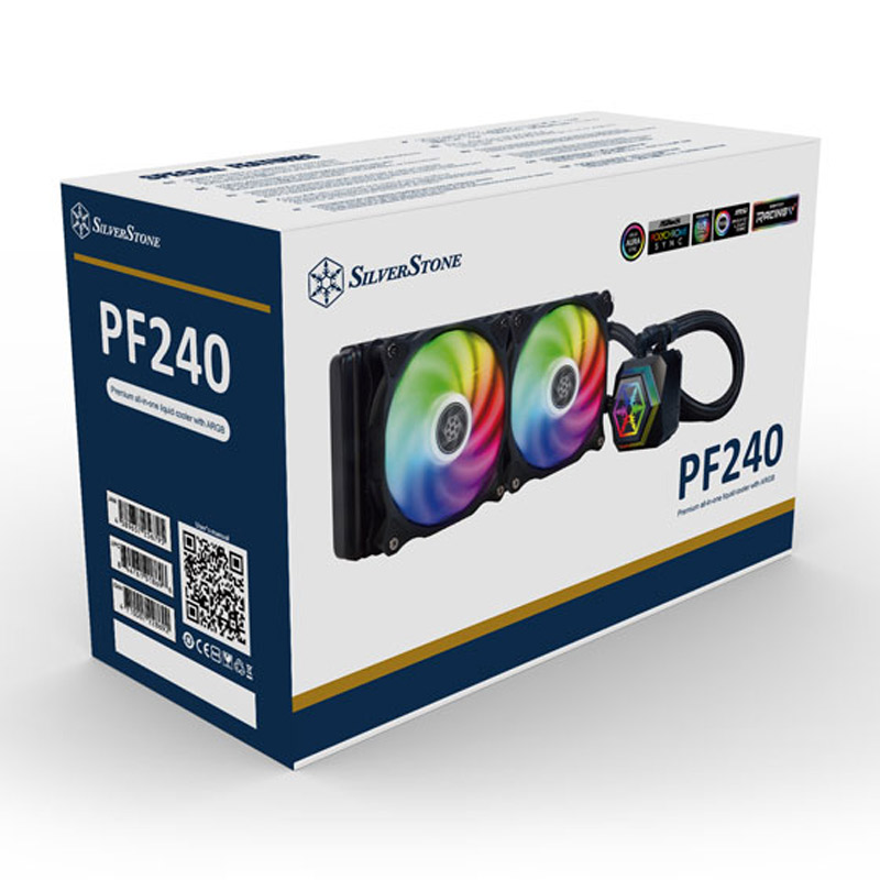 فن خنک کننده CPU سیلوراستون SilverStone PF240-ARGB 240mm All In One