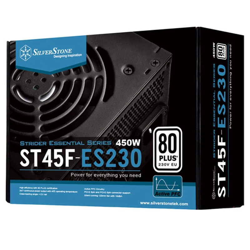پاور 450 وات سیلوراستون SilverStone Essential ST45F-ES230 White