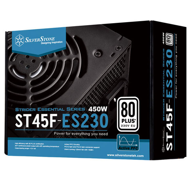 پاور 450 وات سیلوراستون SilverStone Essential ST45F-ES230 White