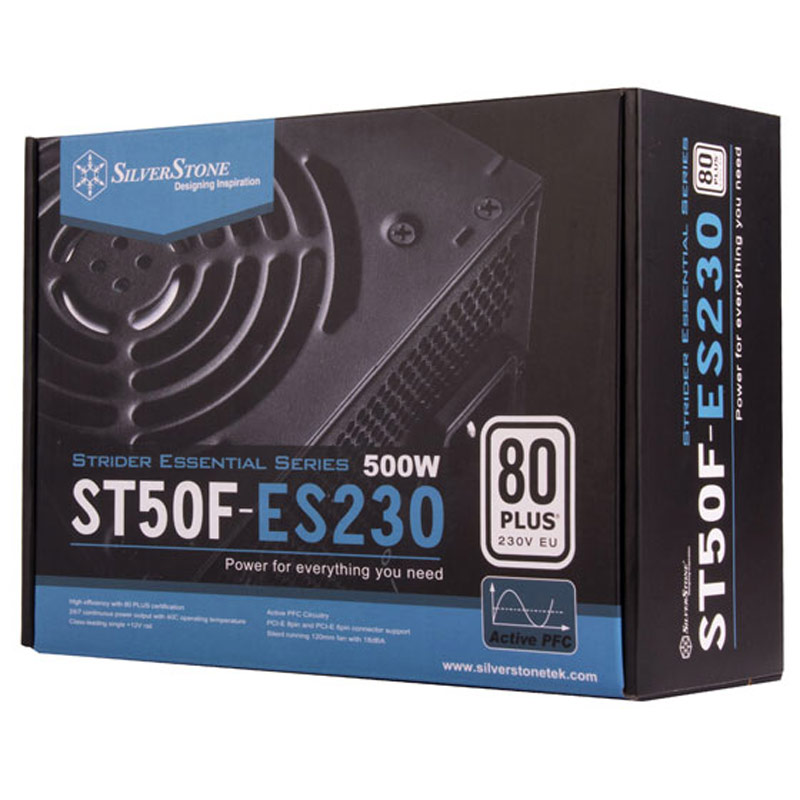 پاور 500 وات سیلوراستون SilverStone Essential SST-ST50F-ES230 v2.0 White