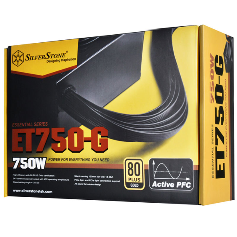 پاور 750 وات سیلوراستون SilverStone Essential SST-ET750-G Gold