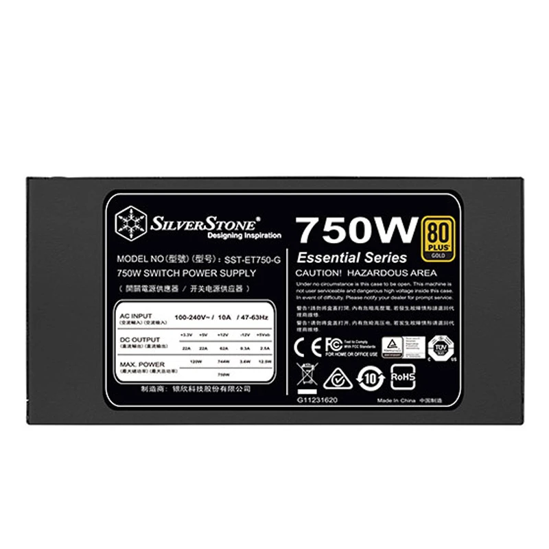 پاور 750 وات سیلوراستون SilverStone Essential SST-ET750-G Gold