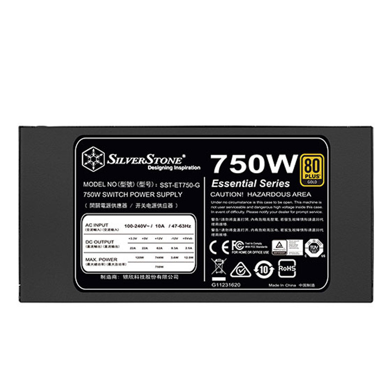 پاور 750 وات سیلوراستون SilverStone Essential SST-ET750-G Gold