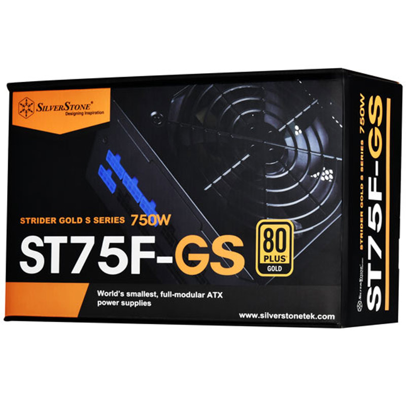 پاور ماژولار 750 وات سیلوراستون SilverStone Strider Gold S SST-ST75F-GS-V3 Gold