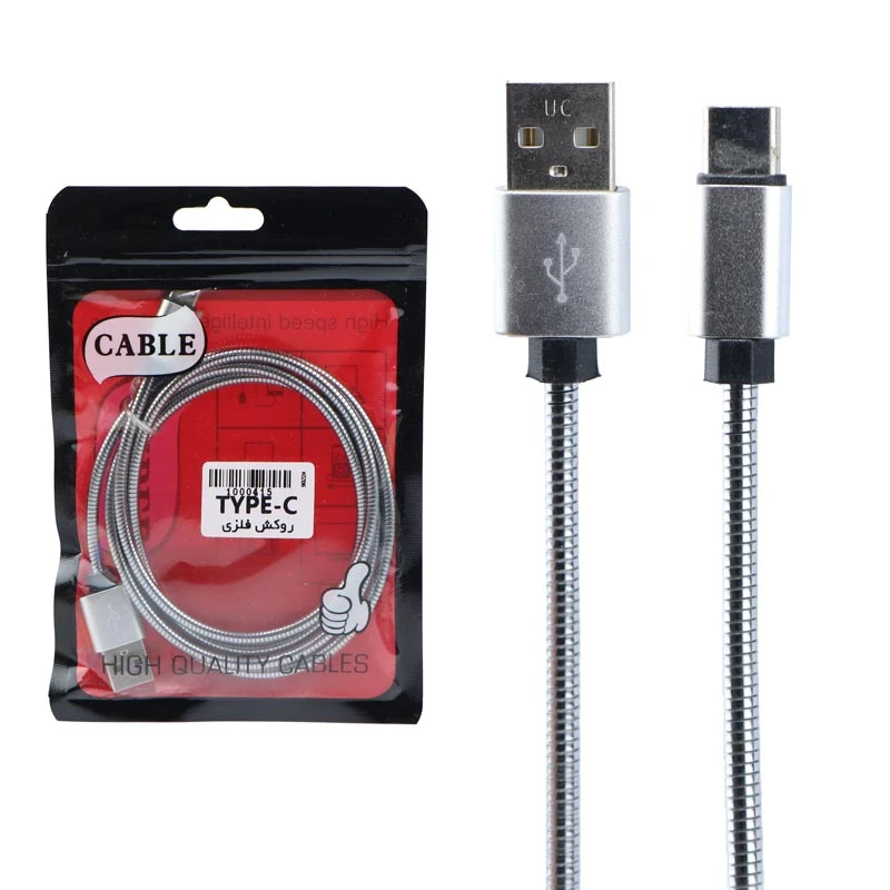 کابل 1٫1m Type-C روکش فلزی شرینک