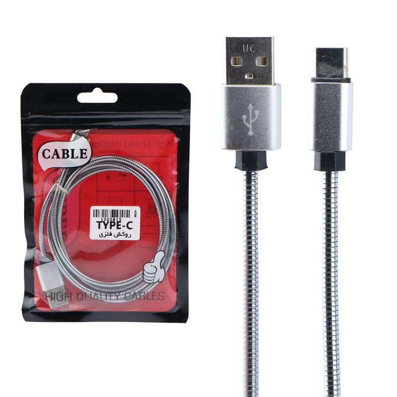 کابل 1٫1m Type-C روکش فلزی شرینک