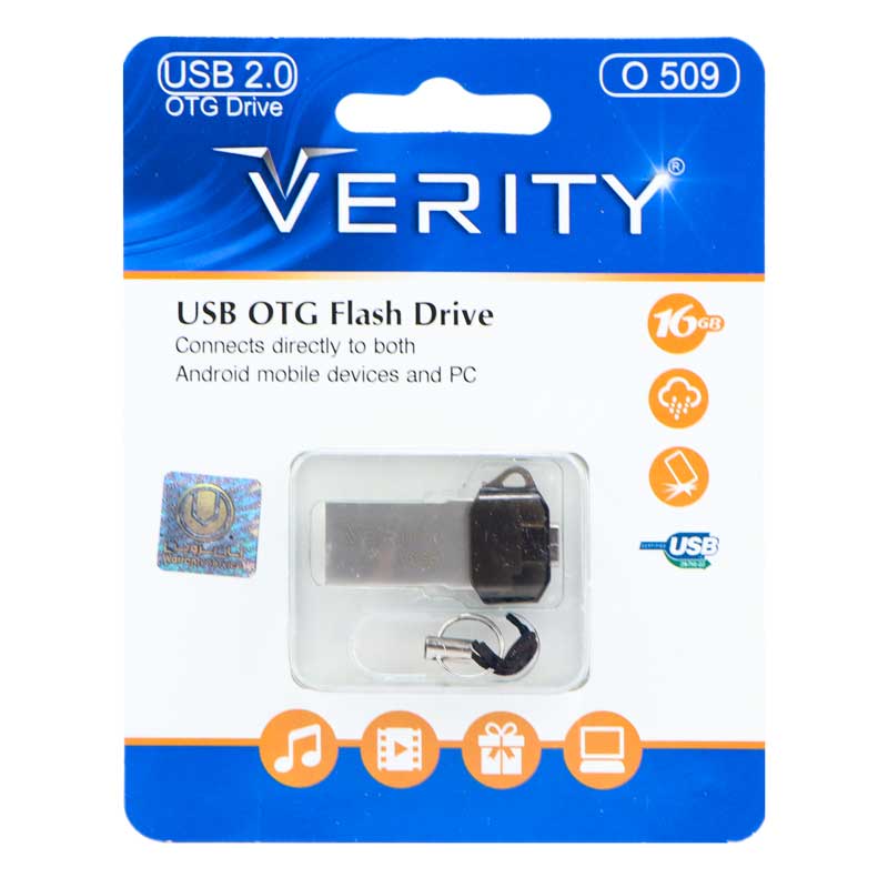 فلش 16 گیگ وریتی Verity O509 OTG