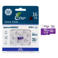 رم میکرو 16 گیگ ویکومن Vicco Extra U1 80MB/s بدون خشاب