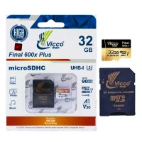 رم میکرو 32 گیگ ویکومن Vicco Final U3 A1 90MB/s + خشاب