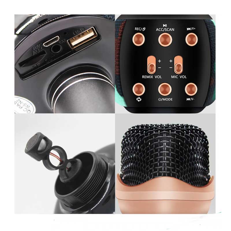 میکروفون اسپیکر بلوتوثی WSTER WS-2911