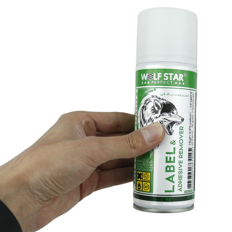 اسپری پاک کننده لیبل و برچسب Wolf Star 200ml