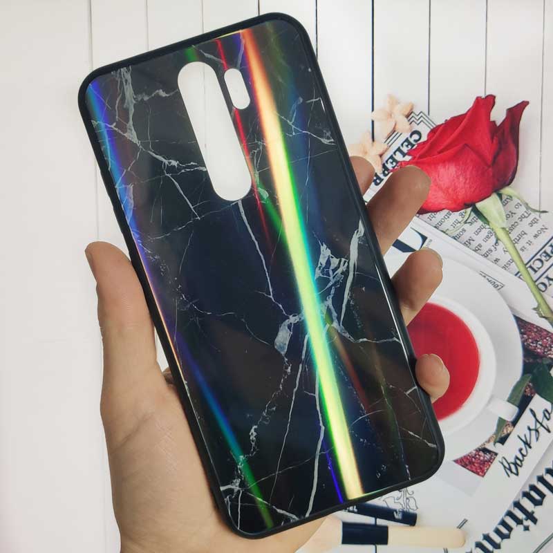 قاب لیزری پشت گلسی سنگی شیائومی Redmi Note 8 Pro