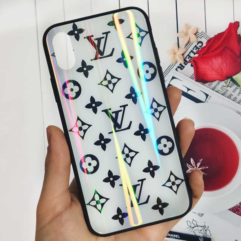 قاب لیزری پشت گلسی LV آیفون iPhone X/XS