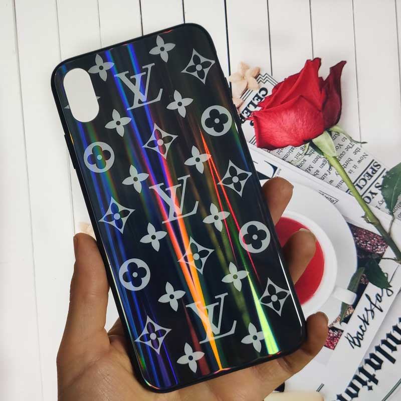قاب لیزری پشت گلسی LV آیفون iPhone XS Max