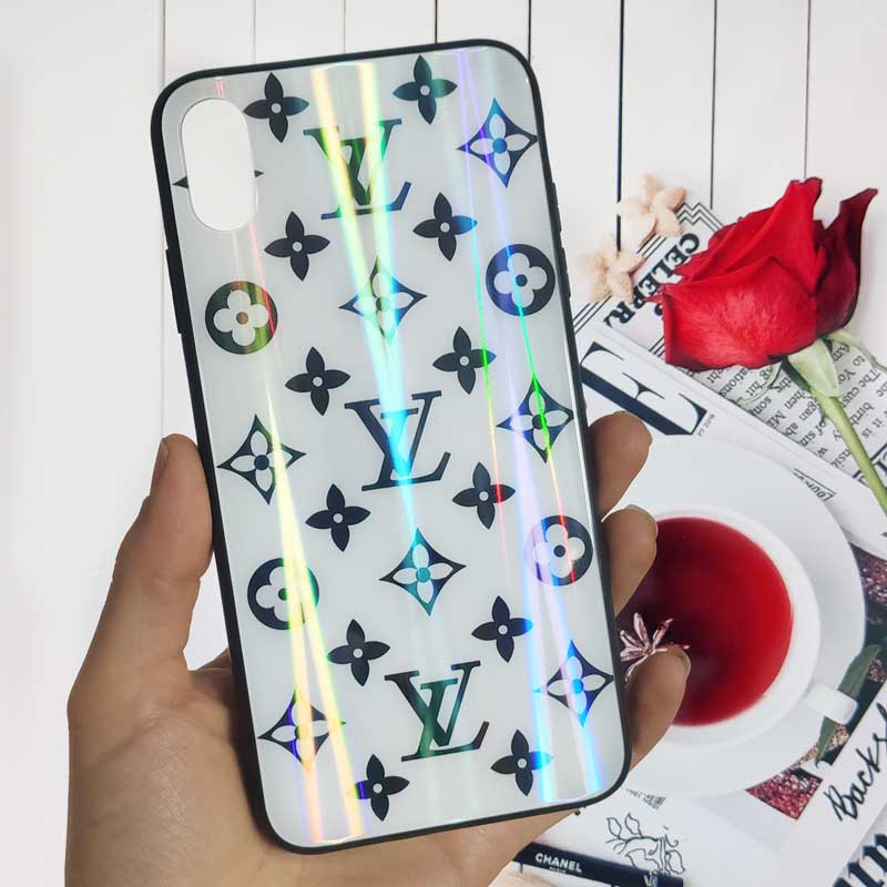 قاب لیزری پشت گلسی LV آیفون iPhone XS Max
