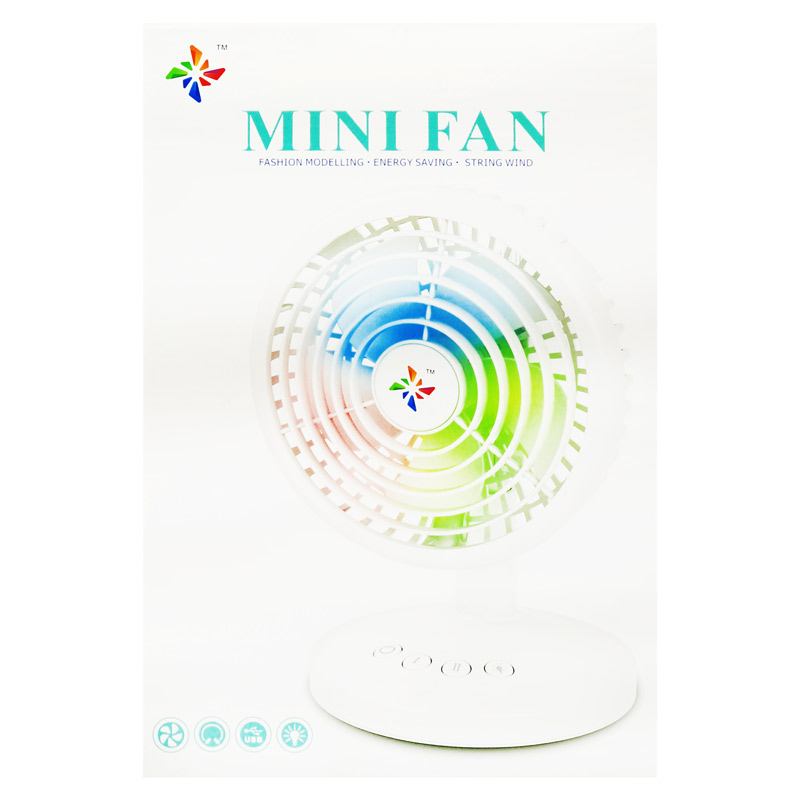 پنکه رومیزی پایه دار مینی فن ZLM8803