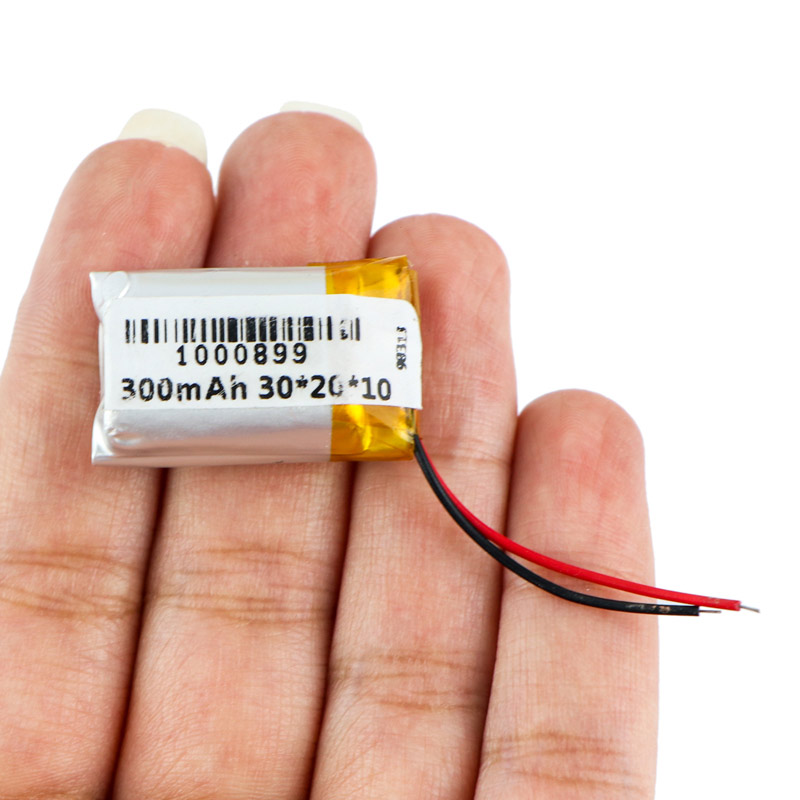 باتری لیتیوم 300mAh 30*20*10mm