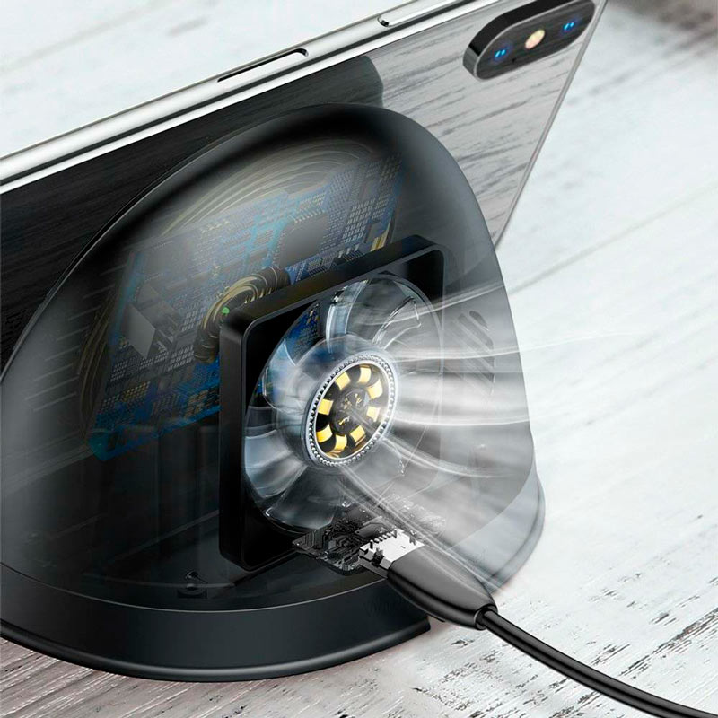 شارژر بی سیم فست شارژ فن دار Baseus WXHSG 10W