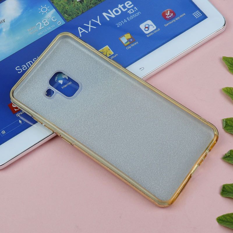 قاب اکلیلی Samsung A8 Plus 2018 طلایی