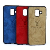 قاب چرمی طرح گوزن Samsung Galaxy A6 2018