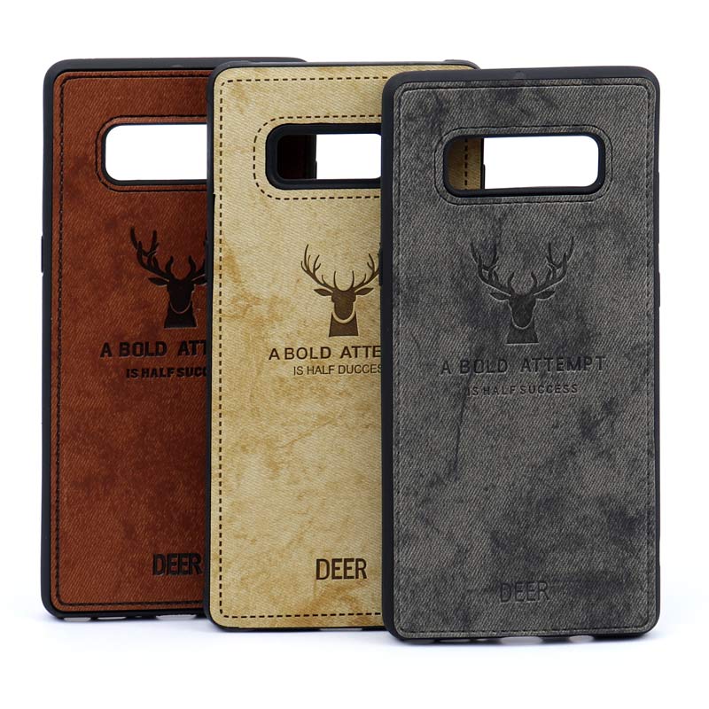 قاب چرمی طرح گوزن Samsung Galaxy Note 8