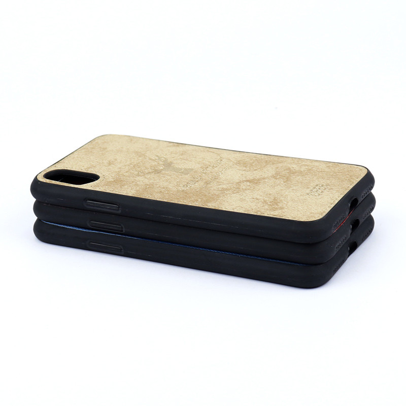 قاب چرمی طرح گوزن iPhone X/XS