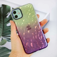 قاب یخی سه بعدی iPhone 11 بنفش