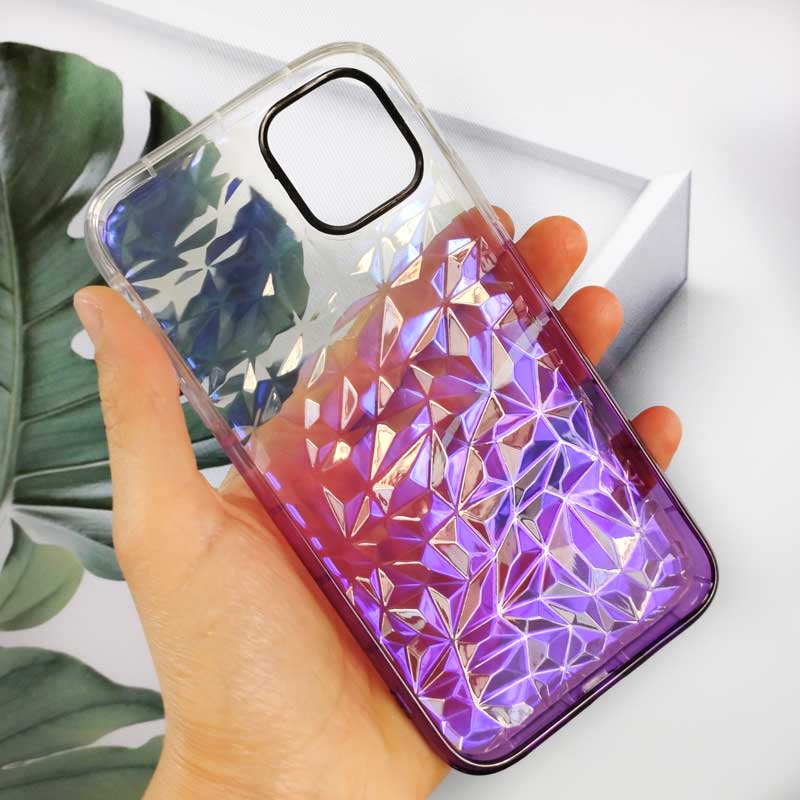 قاب یخی سه بعدی iPhone 11 بنفش