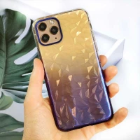 قاب یخی سه بعدی iPhone 11 Pro بنفش تیره