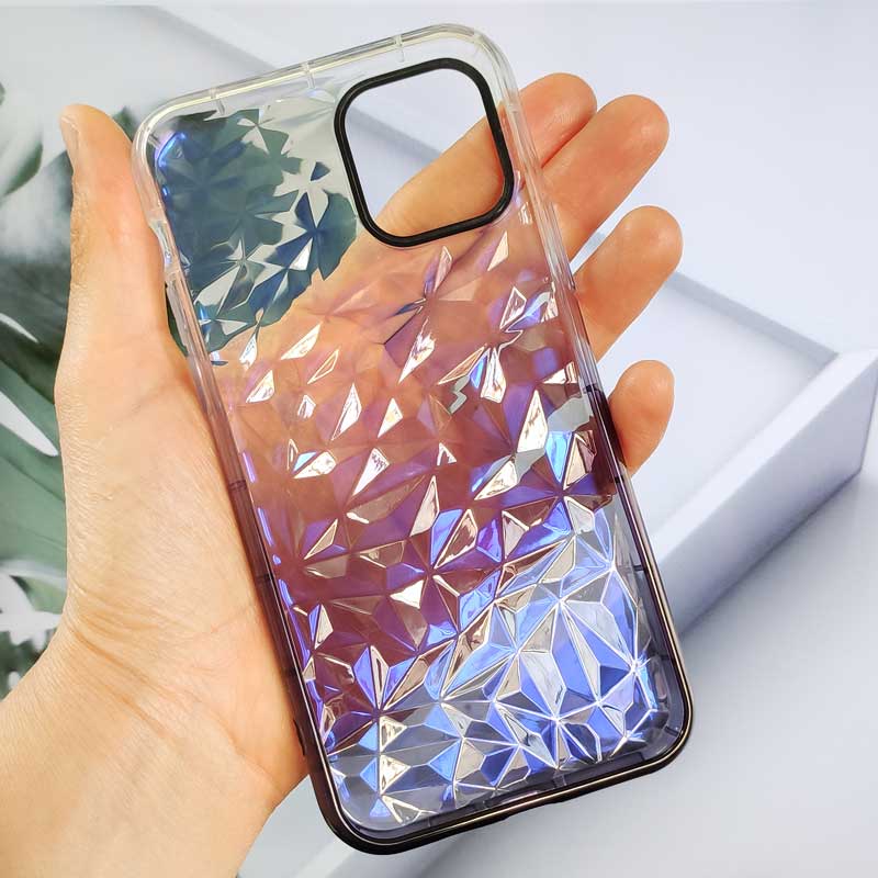 قاب یخی سه بعدی iPhone 11 Pro بنفش تیره