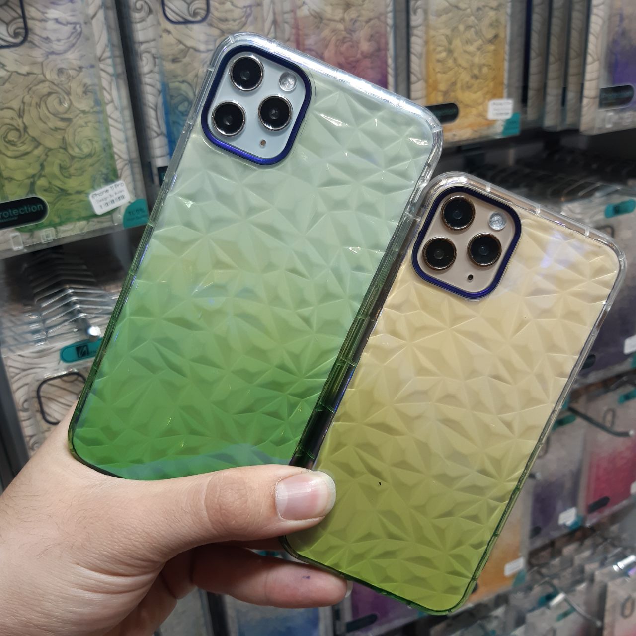 قاب یخی سه بعدی iPhone 11 Pro Max سبز