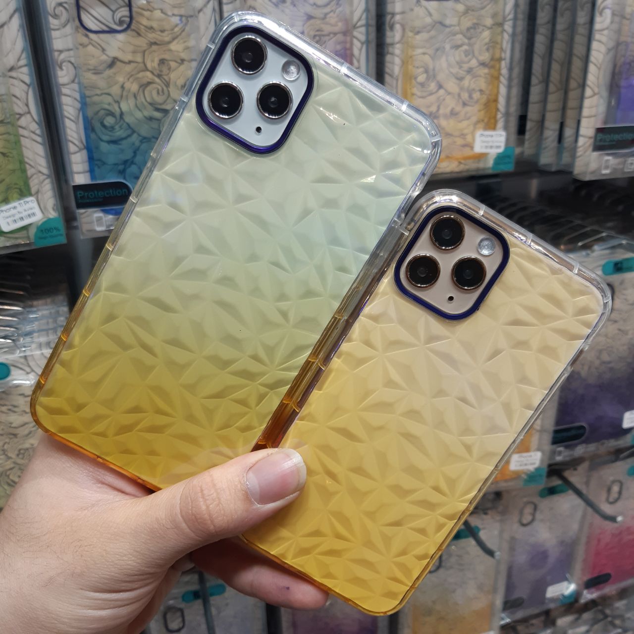 قاب یخی سه بعدی iPhone 11 Pro زرد