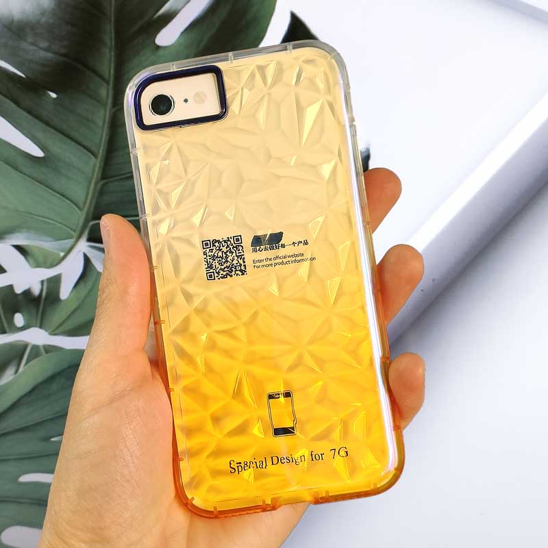 قاب یخی سه بعدی iPhone 7/8/SE 2020 زرد